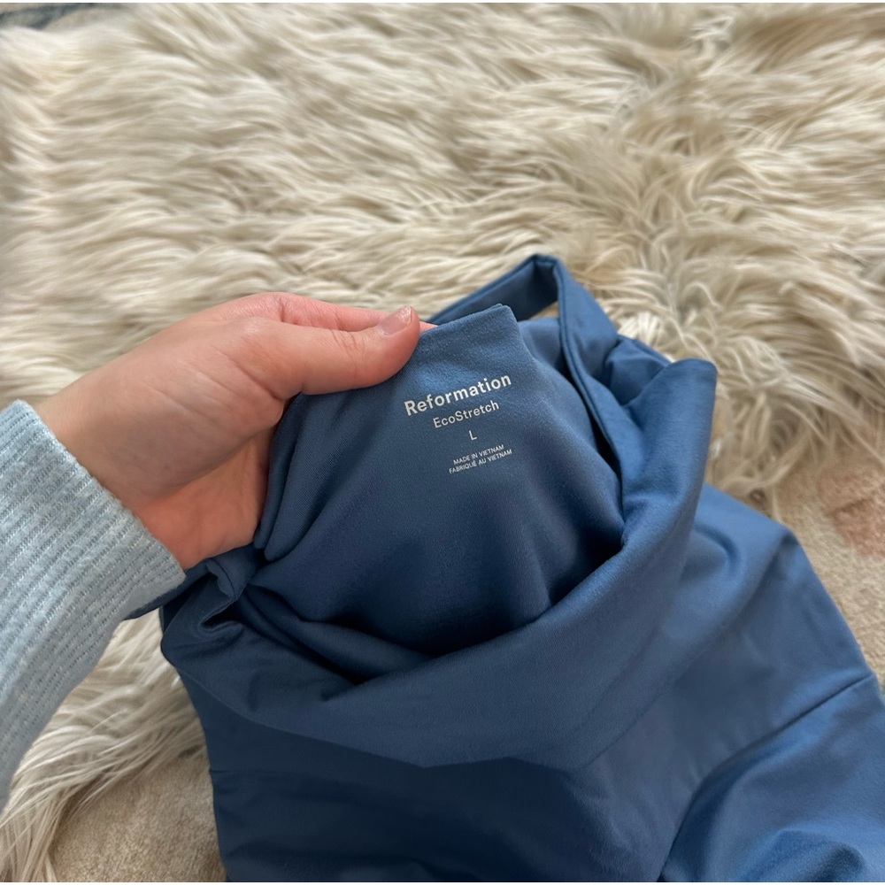 Reformation Dev Ecostretch Short Romper - image 6